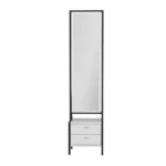 ⁦شوفنير بمرآة موديل Elegante باللون الأبيض⁩ - الصورة ⁦4⁩