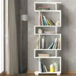 خزانة كتب باللون الأبيض موديل Blok - الصورة 3