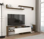 طاولة تلفزيون باللون الأبيض موديل Dream - الصورة 3