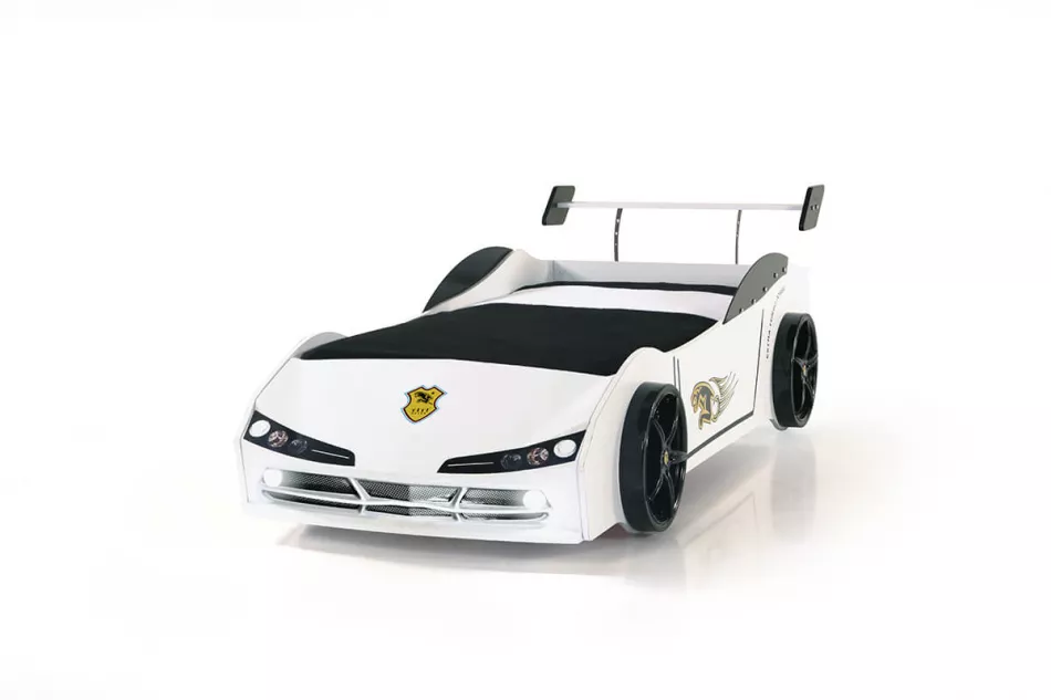 woody-araba-karyola-beyaz-3.webp سرير سيارة أطفال باللون الأبيض موديل Woody - الصورة 1